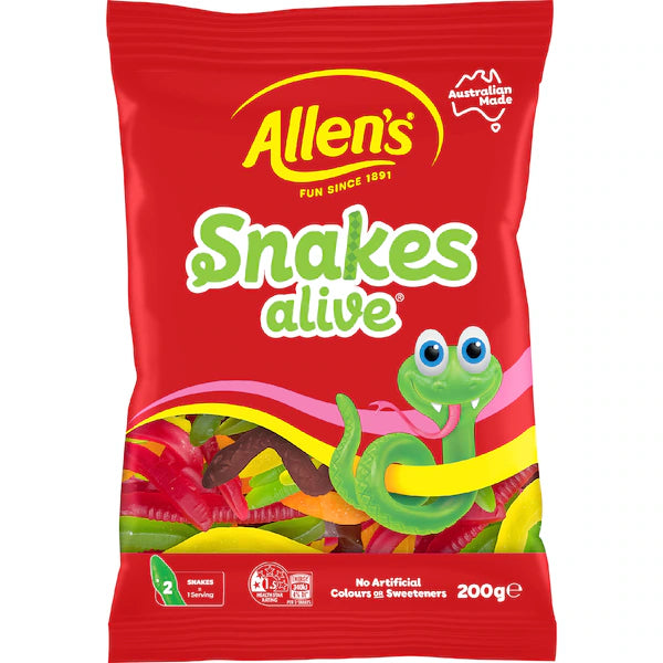 Allens Snakes Alive Bag 190g