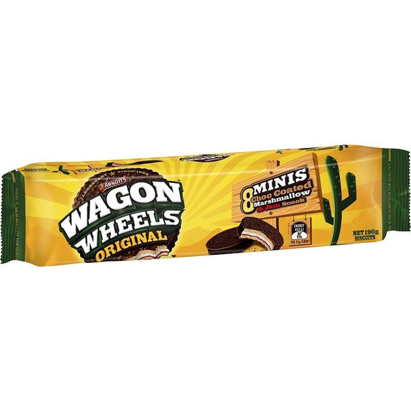 Arnotts Wagon Wheels Multipack Chocolate Biscuits 8pk